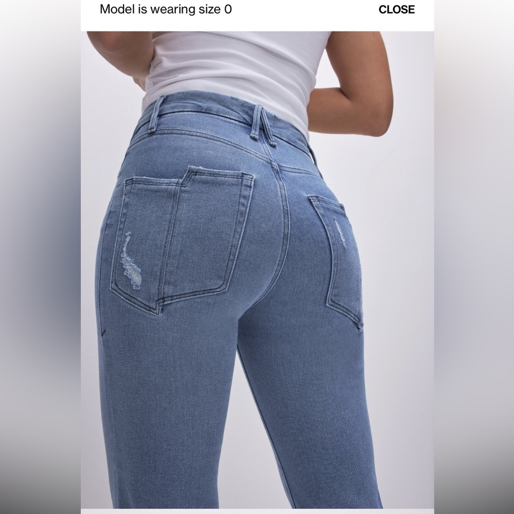 GOOD AMERICAN - Good Legs- Classic Blue Women's Jeans - Picture 3 of 16